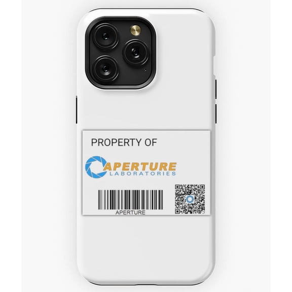 Property of Aperture Science Laboratories Funny A3638 Phone Case for iPhone 11 to 17 Pro Max
