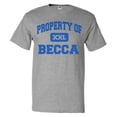 thumbnail image 1 of Property of Becca T shirt Funny Tee Gift, 1 of 2
