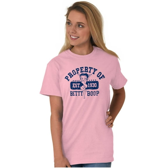 Property of Betty Boop 1930 Cartoon Women Plus Size Graphic Tee Tees Brisco Brands 2X