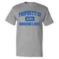 thumbnail image 1 of Property of Brookline T shirt Funny Tee Gift, 1 of 2