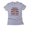 thumbnail image 1 of Property of Bushwood Country Club - Caddy Day Women's Cotton Grey T-Shirt, 1 of 2