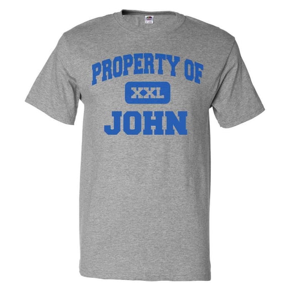 Property of John T shirt Funny Tee Gift