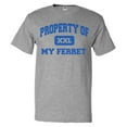 thumbnail image 1 of Property of My Ferret T shirt Funny Tee Gift, 1 of 2