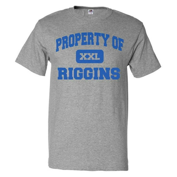 Property of Riggins T shirt Funny Tee Gift