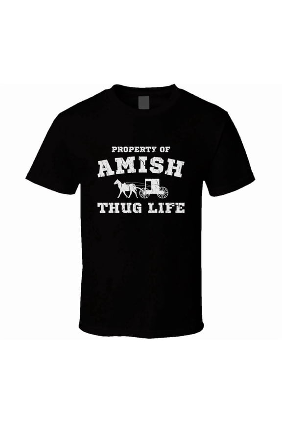 Property of Thug Life Amish Mafia Reality TV Parody Graphic Unisex T-Shirt, up to size 5XL