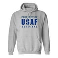 thumbnail image 1 of Property of USAF Adult Hooded Sweatshirt, 1 of 3