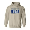 thumbnail image 1 of Property of USAF Adult Hooded Sweatshirt, 1 of 3