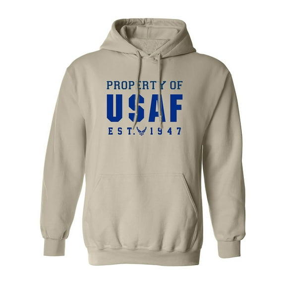Property of USAF Adult Hooded Sweatshirt