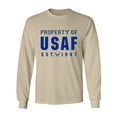 thumbnail image 1 of Property of USAF Adult Long Sleeve T-shirt, 1 of 3