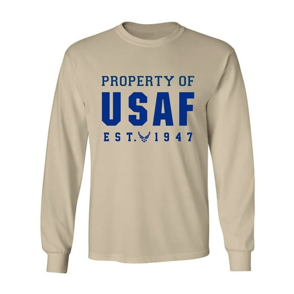 Property of USAF Adult Long Sleeve T-shirt