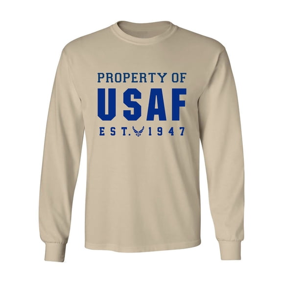 Property of USAF Adult Long Sleeve T-shirt