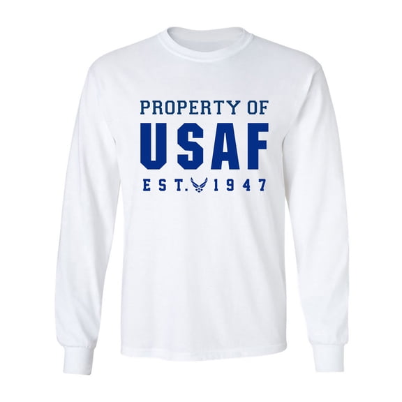 Property of USAF Adult Long Sleeve T-shirt