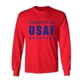 thumbnail image 1 of Property of USAF Adult Long Sleeve T-shirt, 1 of 3