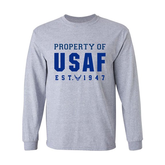 Property of USAF Adult Long Sleeve T-shirt