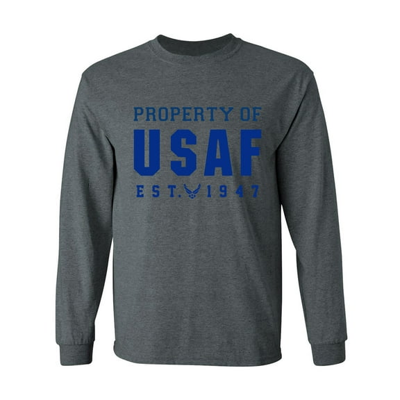 Property of USAF Adult Long Sleeve T-shirt