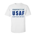 thumbnail image 1 of Property of USAF Adult Short Sleeve T-shirt, 1 of 4