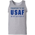 thumbnail image 1 of Property of USAF Adult Tank Top, 1 of 3