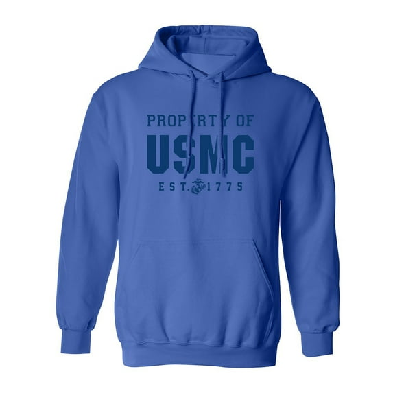 Property of USMC Adult Hooded Sweatshirt