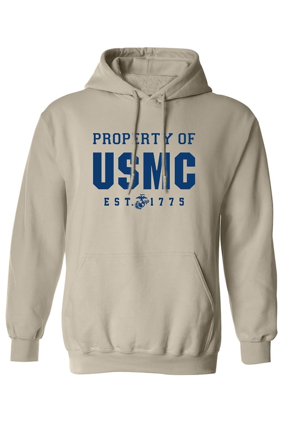 Property of USMC Adult Hooded Sweatshirt