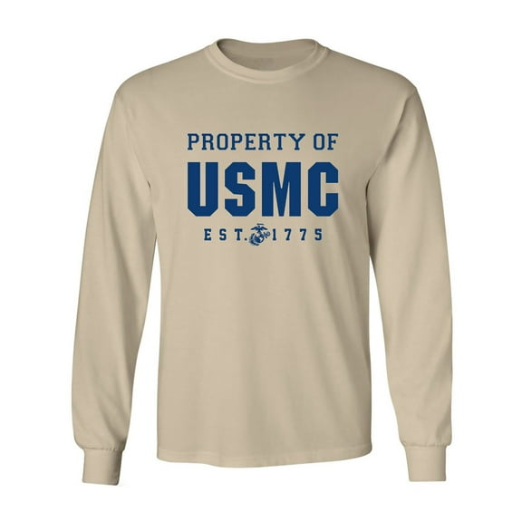 Property of USMC Adult Long Sleeve T-shirt
