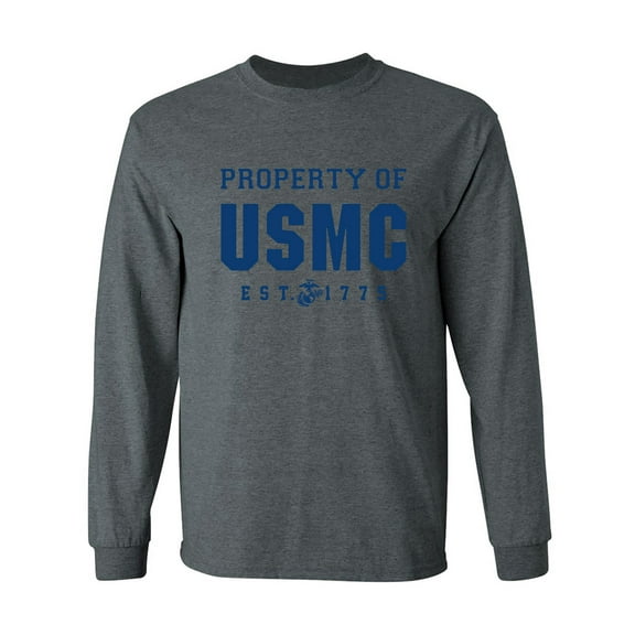 Property of USMC Adult Long Sleeve T-shirt