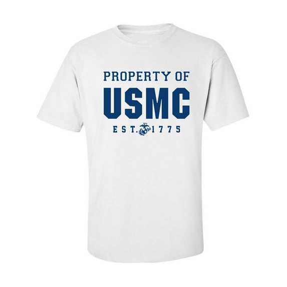 Property of USMC Adult Short Sleeve T-shirt