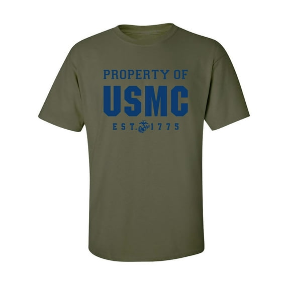 Property of USMC Adult Short Sleeve T-shirt