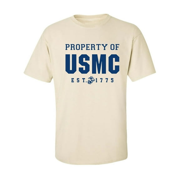 Property of USMC Adult Short Sleeve T-shirt