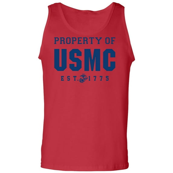 Property of USMC Adult Tank Top