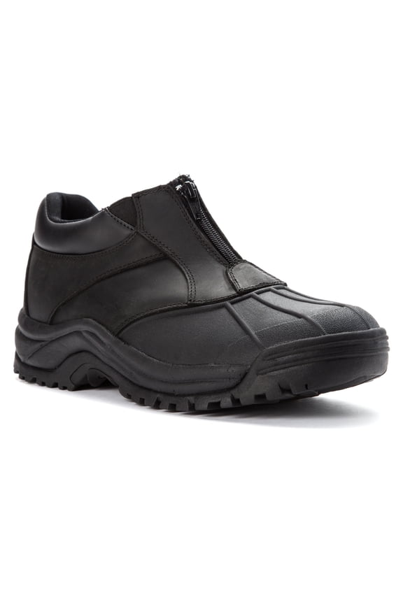 Blizzard Ankle Zip Men's Cold Weather Boots - Black, Size 15