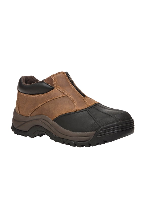 Blizzard Ankle Zip Men's Cold Weather Boots - Brown/Black, Size 09H