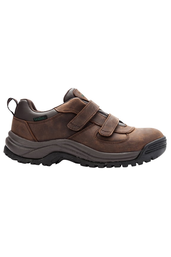 Cliff Walker Low Strap Men's Walking Shoe - Brown Crazy Horse