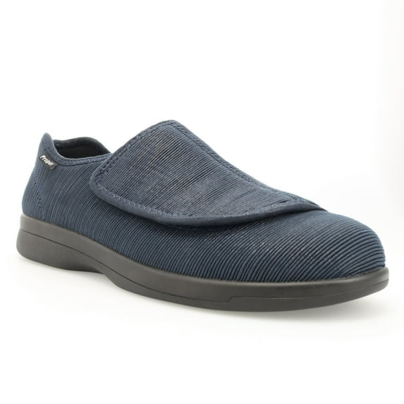 Propet Cush N Foot Men's Slippers - Navy Corduroy, Size 08