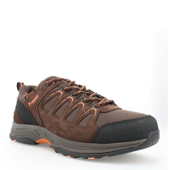 Propet Men's Cooper Hiking Shoe Brown/Orange - MOA062MBOR BROWN/ORANGE