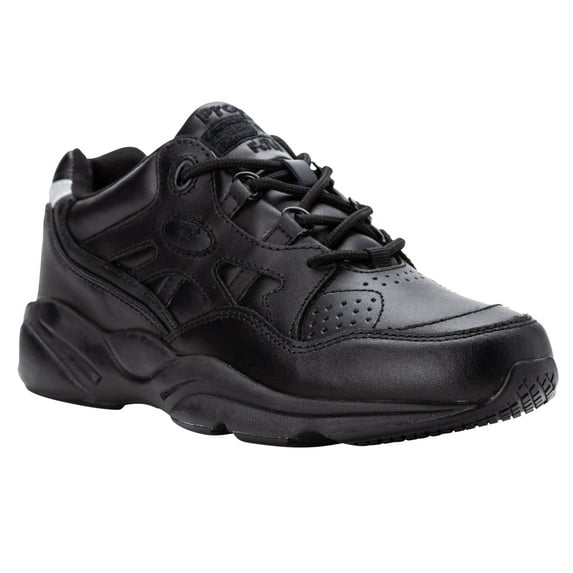 Propet Men's Stark Work Shoes 3E(X) Black Men's Shoe 8.5 3E(X) MAS022LBLKX-08H
