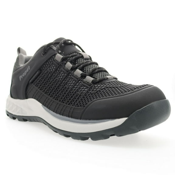 Propét Men's Vestrio Hiking Shoe  BLACK/GREY