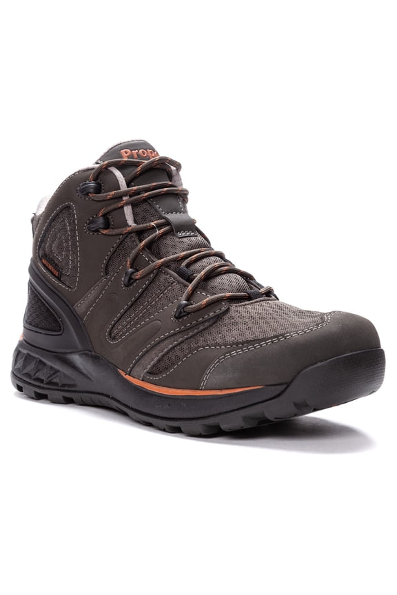 Propét Men's Veymont Hiking Shoe Gunsmoke/Orange