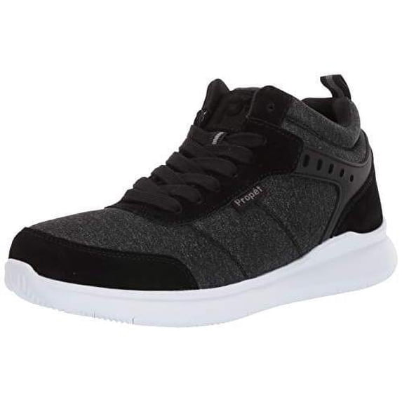 Propét Men's Viator Hi Sneaker grey/orange