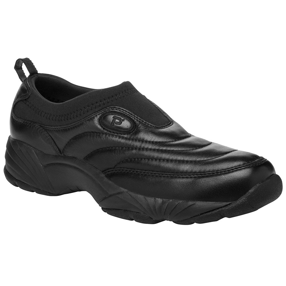 Propet Men's Wash N Wear Slip-On Shoe Black Leather - M3850SBL - image 1 of 7