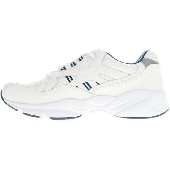 Propet Stability Walker Men's Sneakers - White/Navy, Size 08