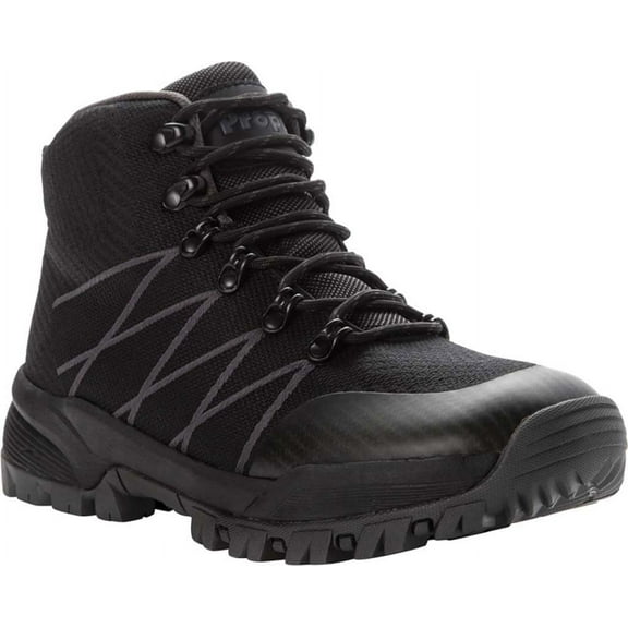 Propet Traverse MBA042K Men's Hiking Boot: 8 X-Wide (3E) Black/Dark/Grey Lace Up