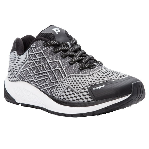Propet Women's Propet One Walking Sneakers Black Mesh EVA Rubber 5 W