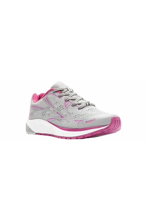 One LT Women's Active Orthopedic Shoes - Grey/Berry