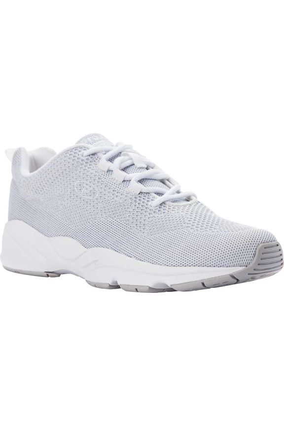Stability Fly Women's Sneakers - White/Silver, Size 07