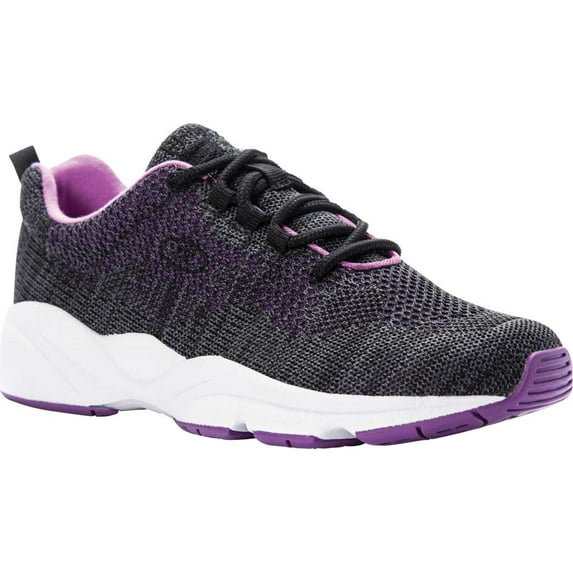 Propet Stability Fly Women's Sneakers - Black/Berry, Size 08H