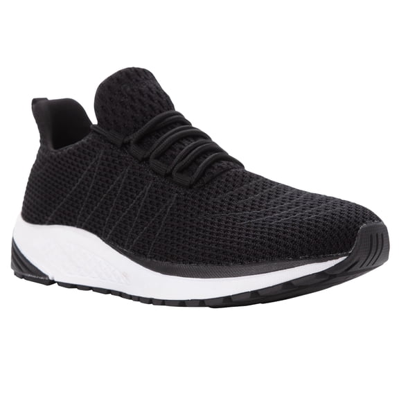 Propet Tour Knit WAA112M Women's Athletic Shoe: 8.5 Wide (D) Black Lace Up