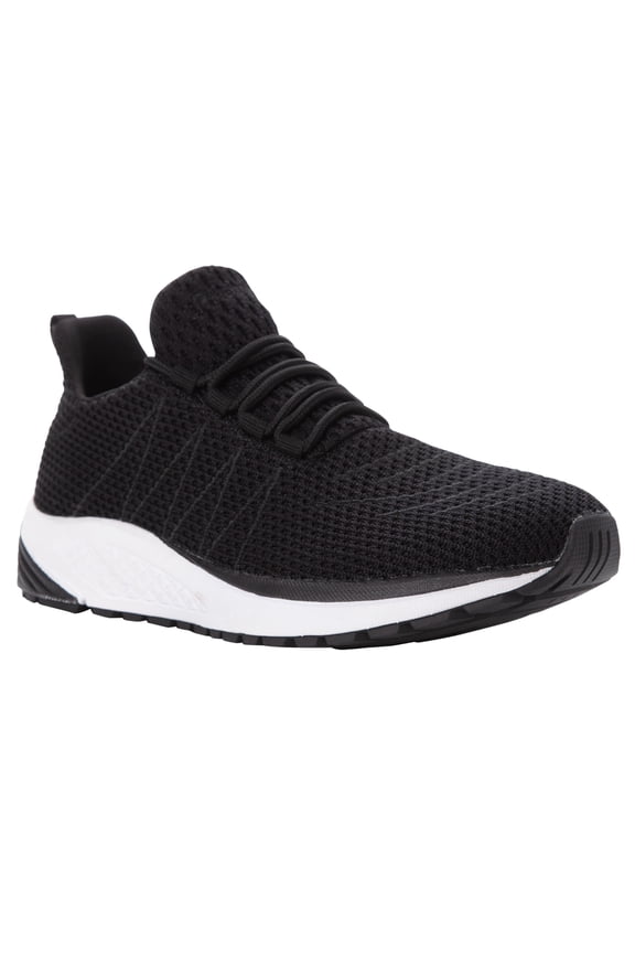 Tour Knit WAA112M Women's Athletic Shoe: 8.5 Wide (D) Black Lace Up