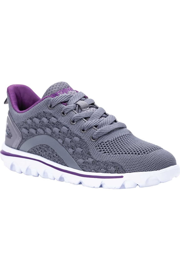 TravelActiv Axial Women's Sneakers - Grey/Purple, Size 09