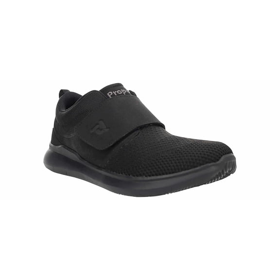 Propet Viator Strap Sneaker Black | MAA073MABL
