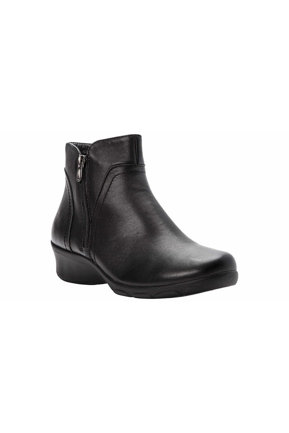 Waverly WFX085L Women's Boot: 9 X-Wide (2E) Black Zipper